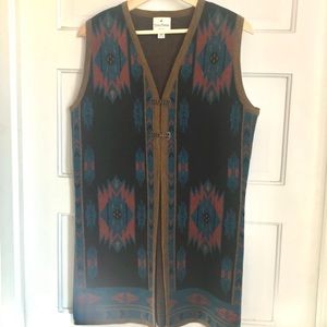 Sleeveless Boho Cardigan 100% Baby Alpaca